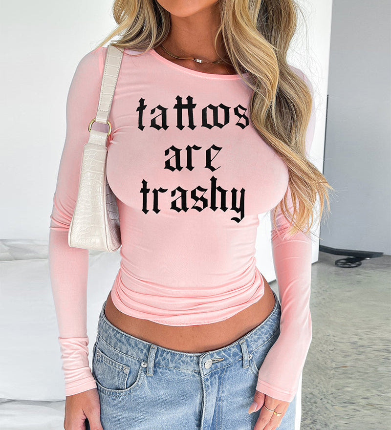 T-Shirt Manches Longues Ajustées