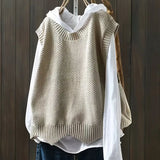 Lilith | Pull ras du cou sans manches pour femme