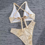 Bikini Boucle Métal Design
