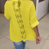 Chemise de couleur unie avec poches et boutons simples