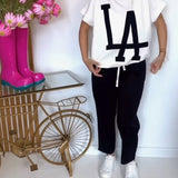 Définir Casual Letter Print Sports