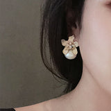 Annick | Boucles d'oreilles avec perle