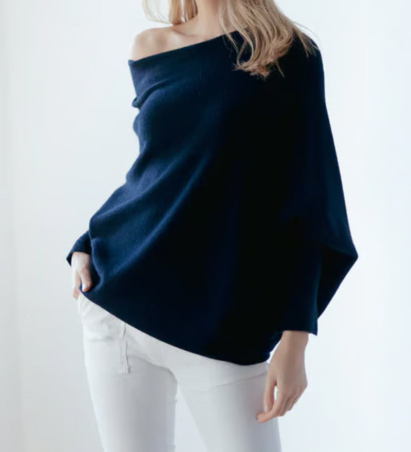 VÊtement Maille Asymétrique Drappé Et Innovant
