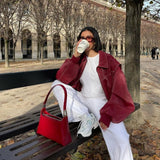 Selene | Veste rouge élégante pour femme