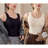 Bra Femmes Maillots De Corps Thermiques Avec Intégré