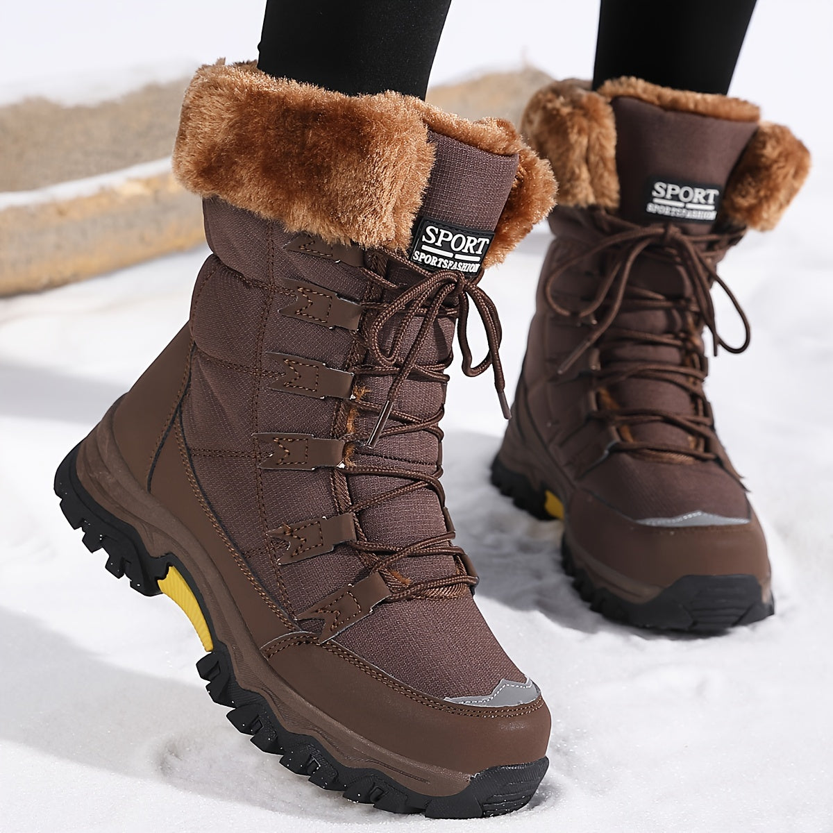 Violette – Bottes d’hiver chaudes femme
