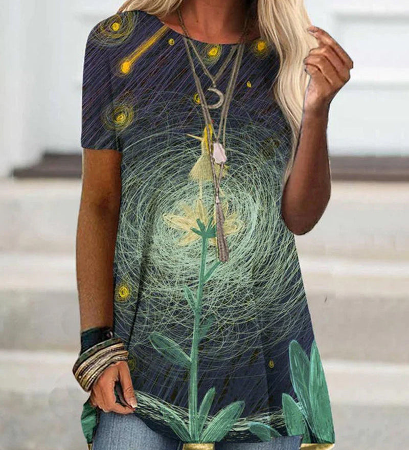 T-shirt à manches courtes avec imprimé
