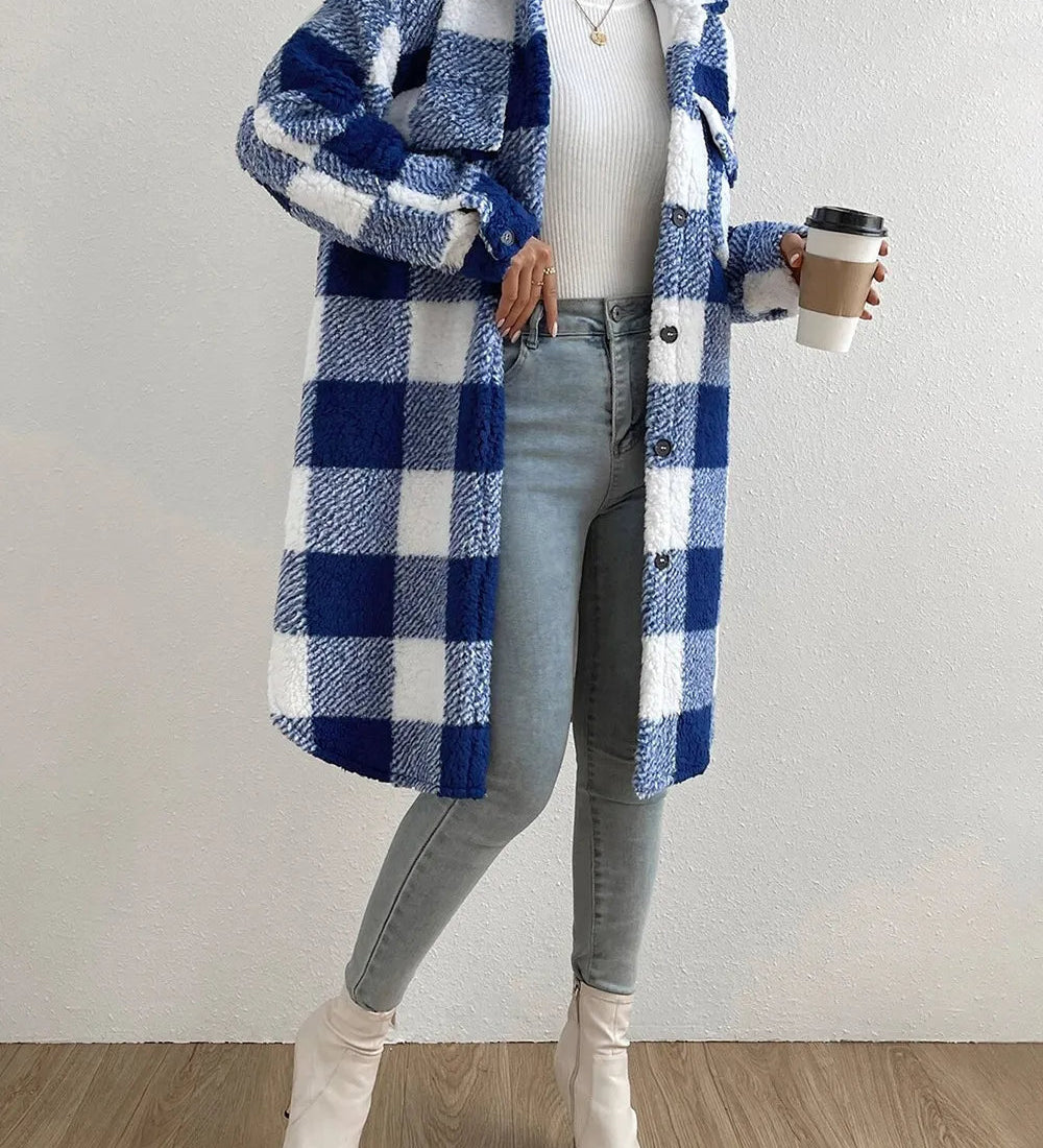 Tianna | Manteau en peluche oversize avec doublure chaude pour femme