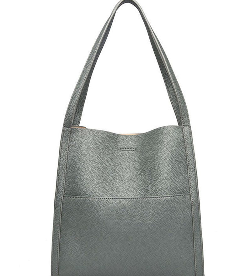 Sac à bandoulière simple de couleur unie