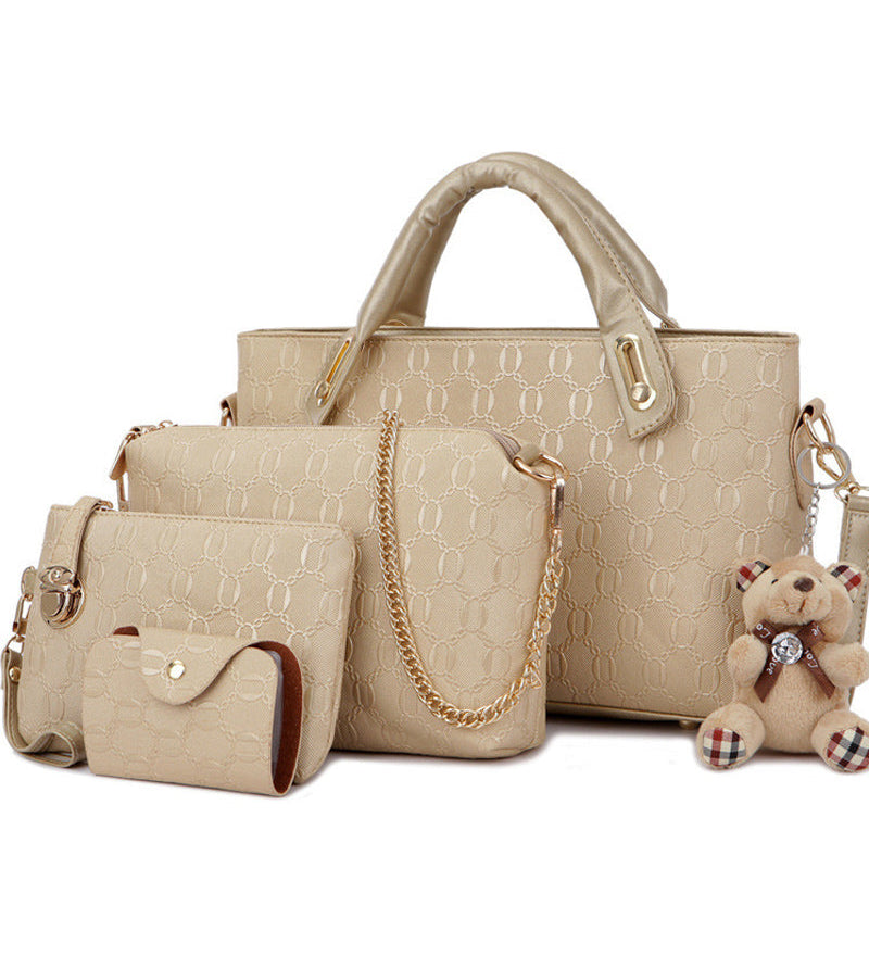 Quatre pièces ensemble de sac à main