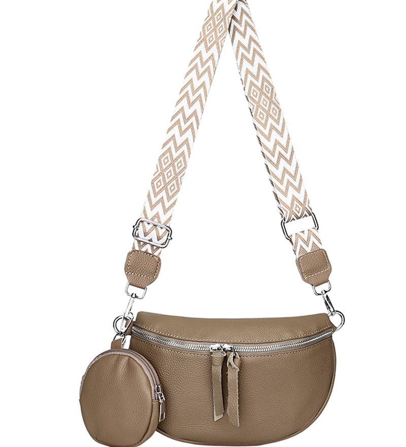 Sac à bandoulière en cuir pour femme