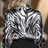 Chemise Imprimée Élégante Et Tendance