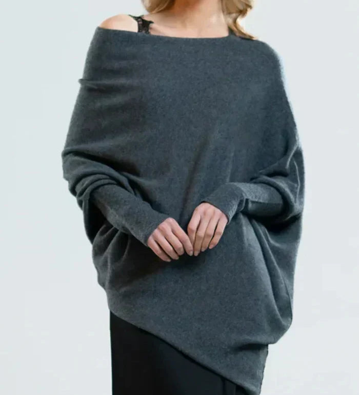 Amaris | Pull oversize à col convertible pour femme