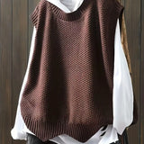 Lilith | Pull ras du cou sans manches pour femme