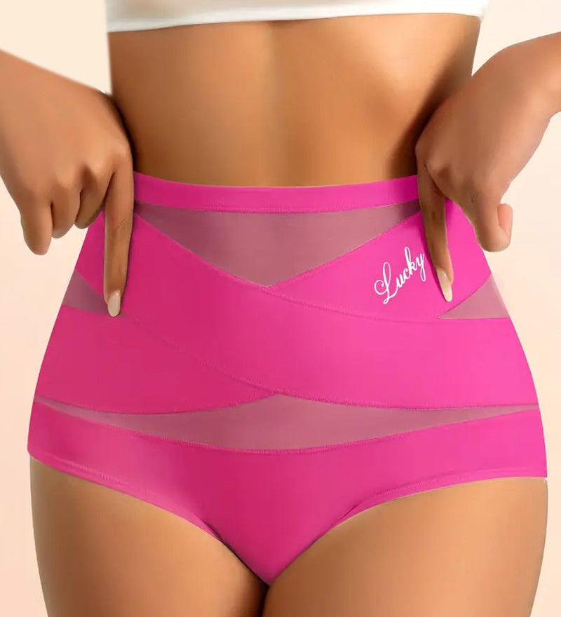 Sous-Vêtements Femme Taille Haute Sans Couture Contrôle Du Ventre Rehausse Fessier