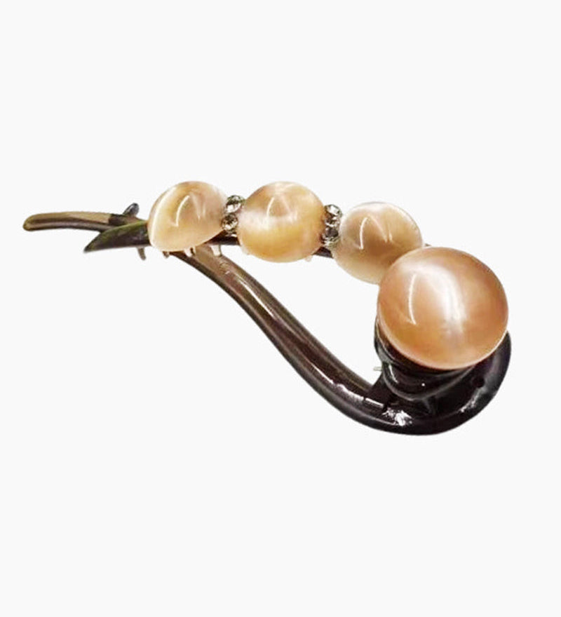 Barrette Élégante Pour Coiffures Vers L’Arrière