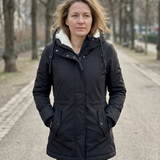 Éliane – manteau d’hiver long imperméable pour femmes, chaud et élégant
