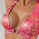 Bikini Boucle Métal Design