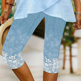 Pantalon Décontracté Imprimé Court