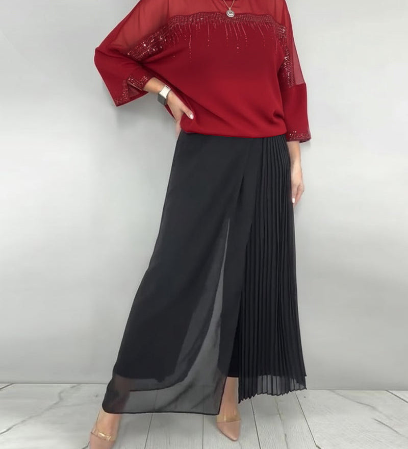 Blouse Maillage Éclaté Loose