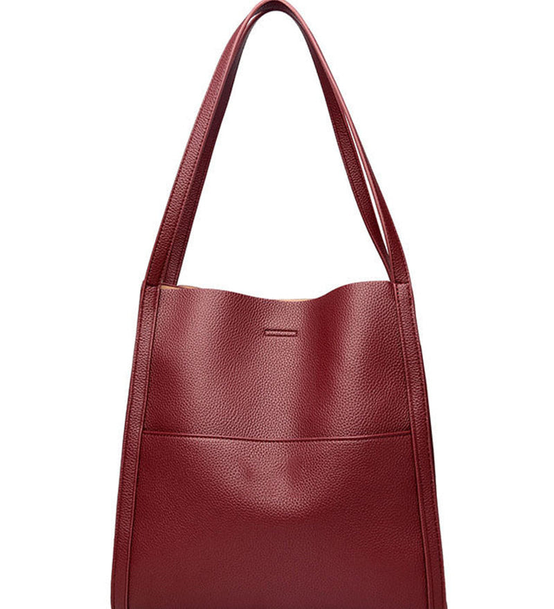 Sac à bandoulière simple de couleur unie
