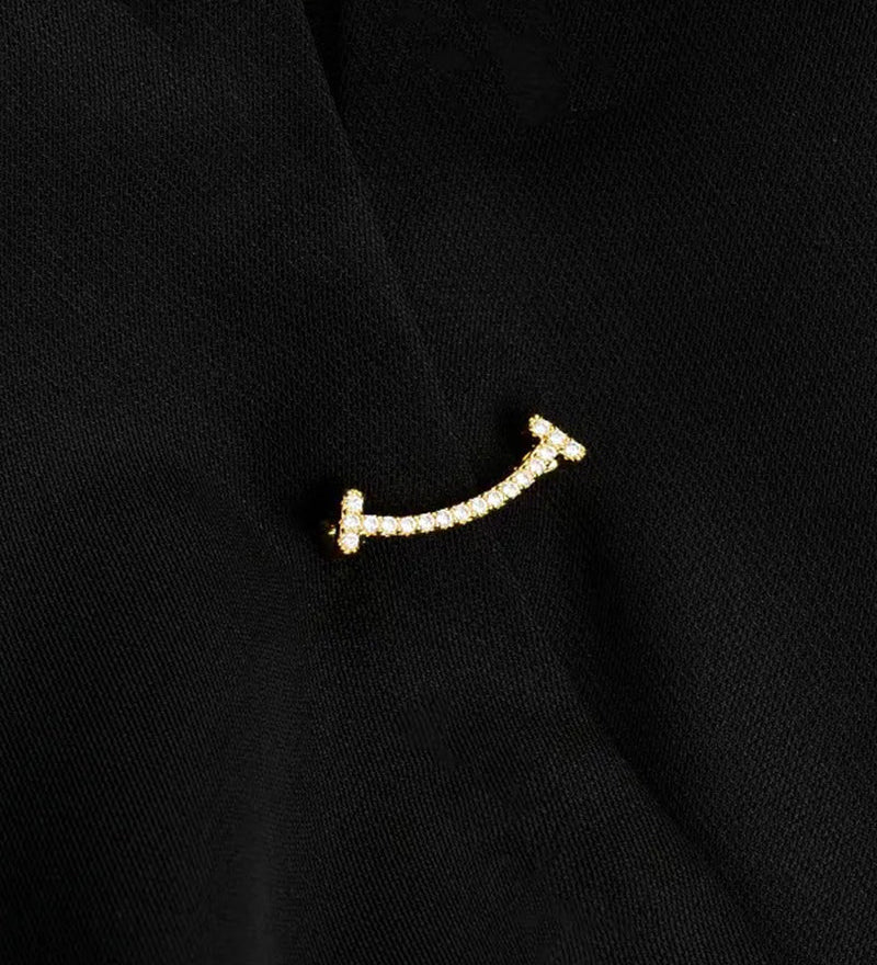 Broche smiley mignonne