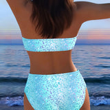 Bikini Imprimé Léopard Bandeau