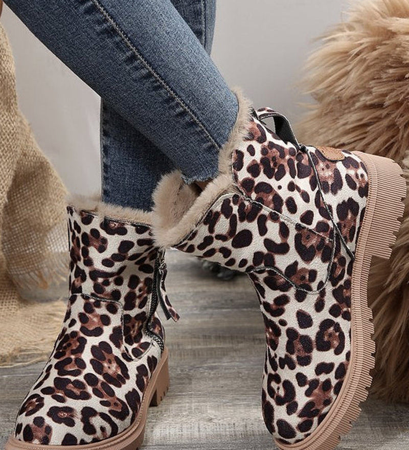 Bottes D’Hiver Pour Femme Avec Doublure En Polaire