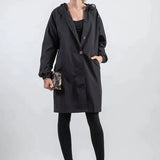 Lewis | Veste imperméable avec fermeture à boutons pour femme