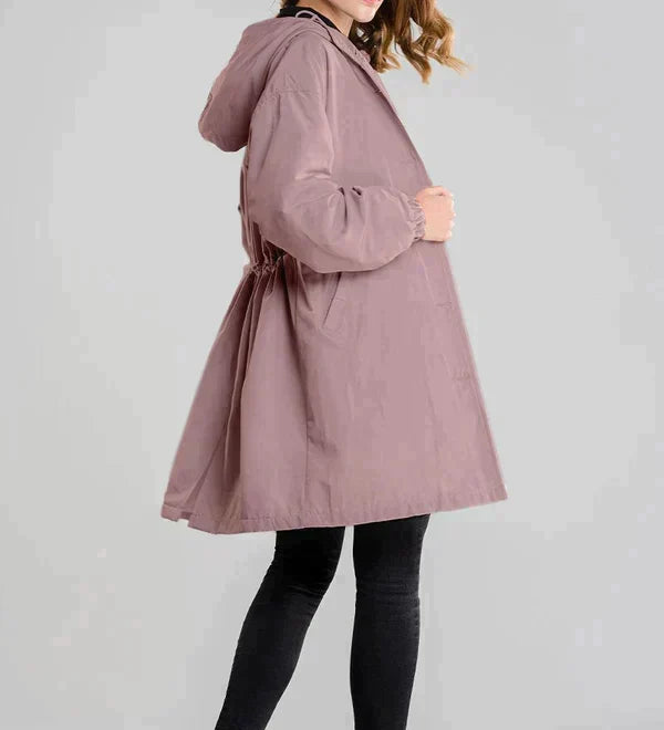 Lewis | Veste imperméable avec fermeture à boutons pour femme
