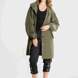Lewis | Veste imperméable avec fermeture à boutons pour femme