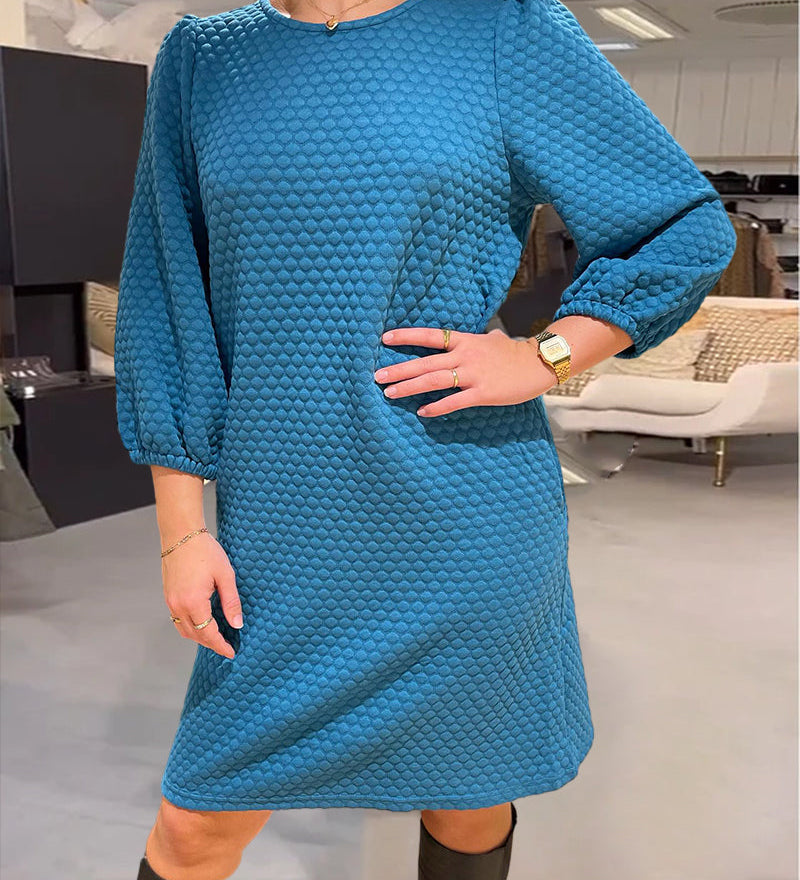 Robe élégante de couleur unie
