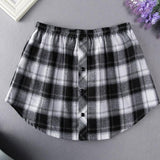 Jupe fausse chemise longue