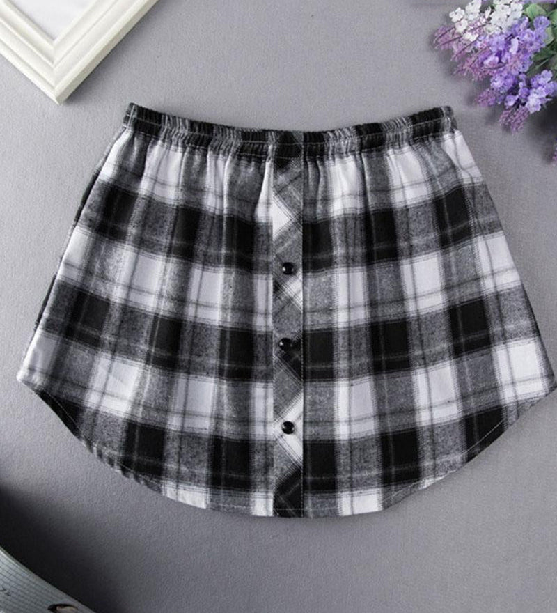 Jupe fausse chemise longue
