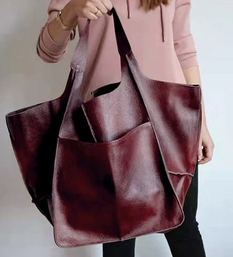 Sacs à main en cuir grande capacité pour femme