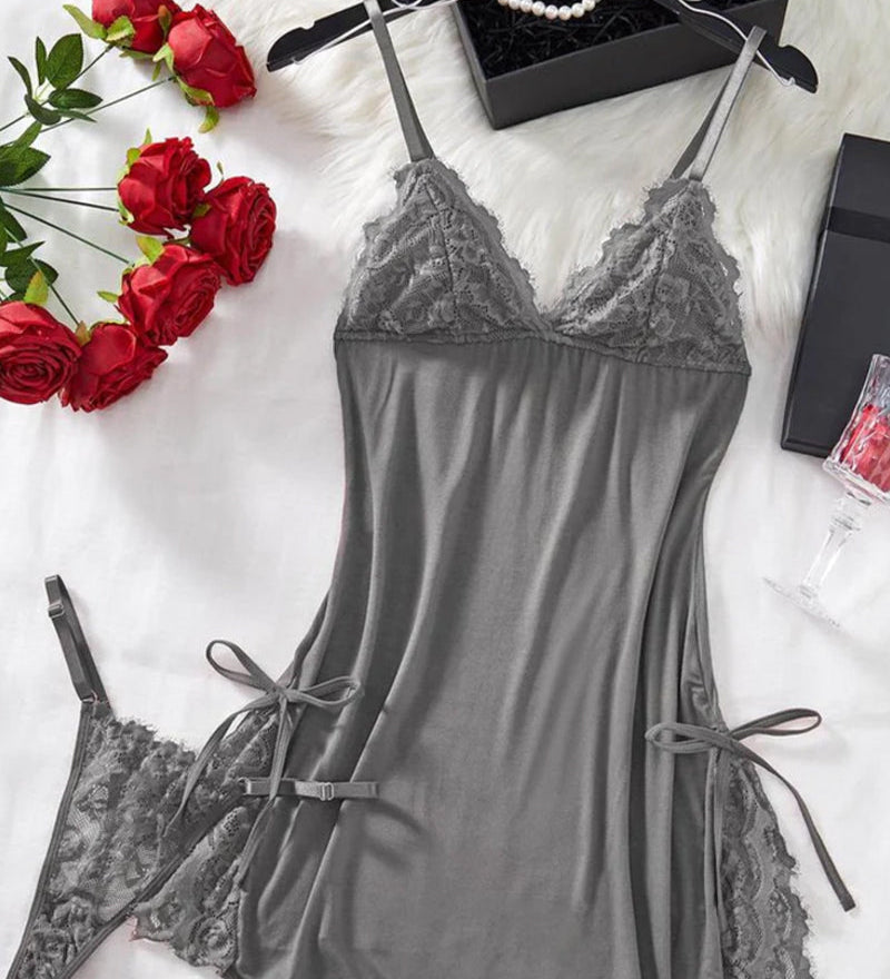 Lingerie Sexy Profond Décolleté En V
