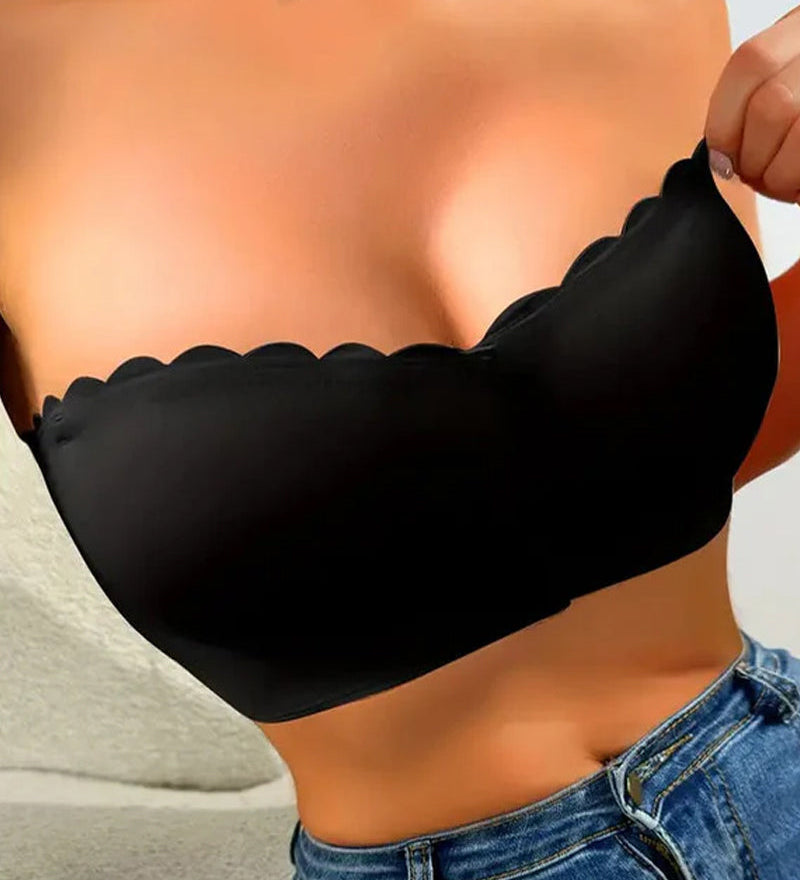 Soutien-Gorge Sans Couture Devant Attache Bandeau Sans Bretelles
