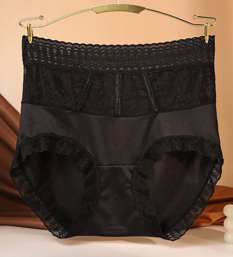 Culotte Taille Haute En Dentelle Pour Femmes