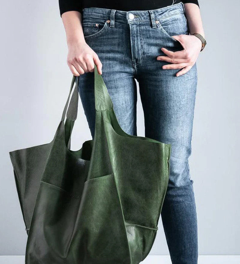 Sacs à main en cuir grande capacité pour femme