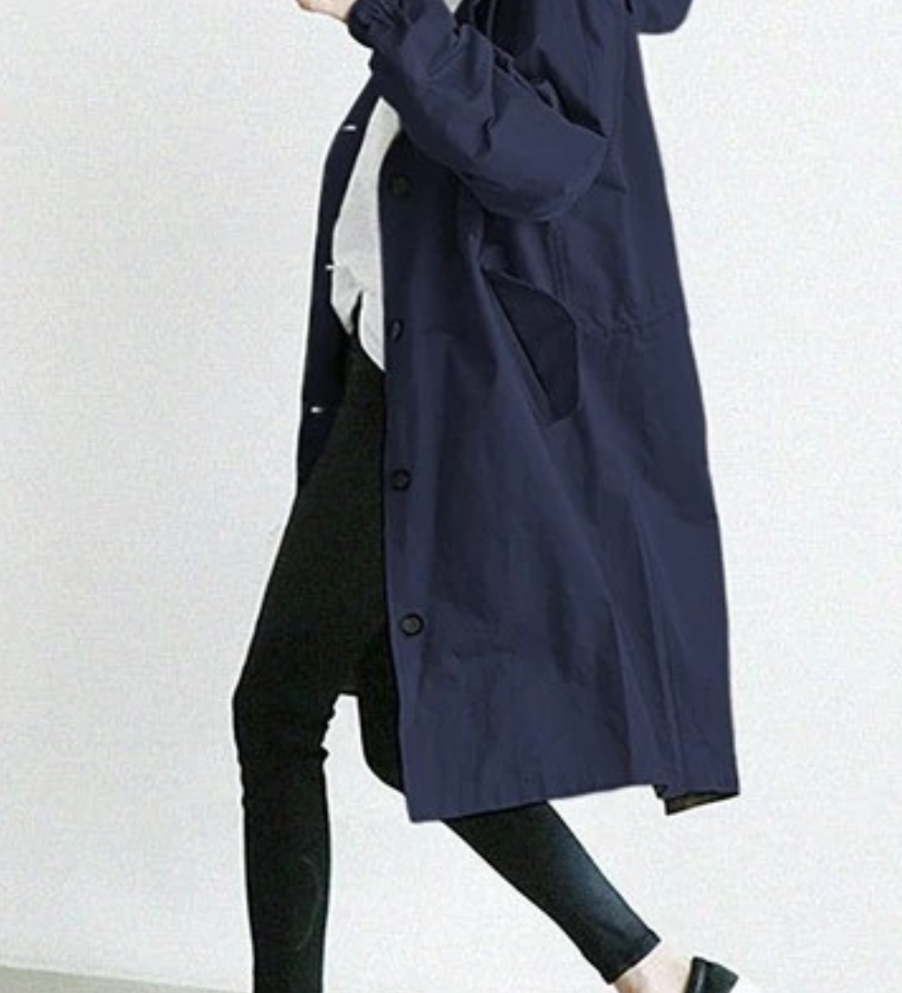 Sanne | Trench-coat Femme Coupe-Vent et Imperméable