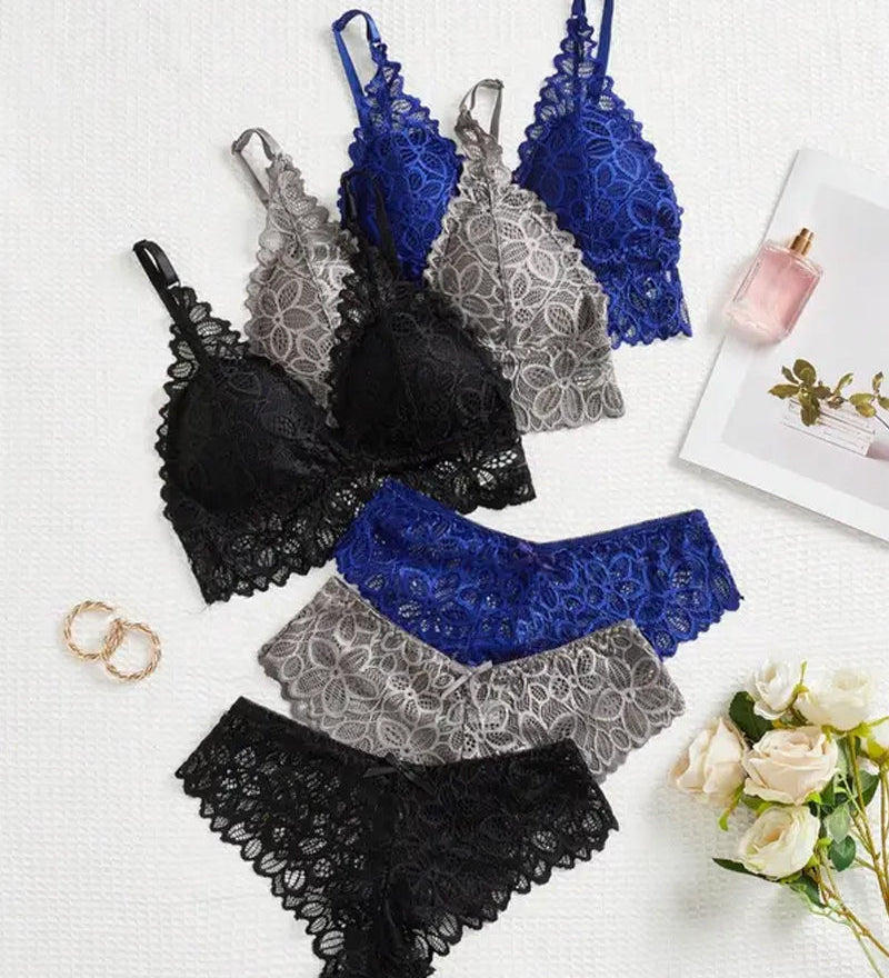 Ensemble De Sous-Vêtements Femme Dentelle Romantique