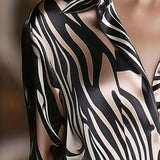 Chemise Imprimée Élégante Et Tendance