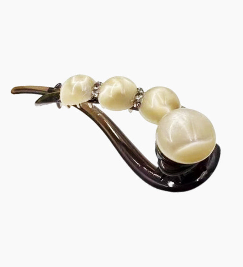 Barrette Élégante Pour Coiffures Vers L’Arrière