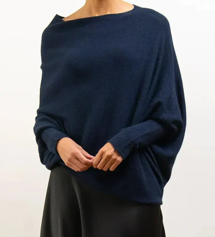 Amaris | Pull oversize à col convertible pour femme