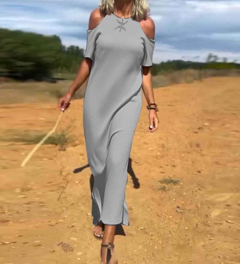 Robe Mode Décontractée Dénudée Slim