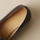 Audrey - Mocassins femme à talon bloc confort