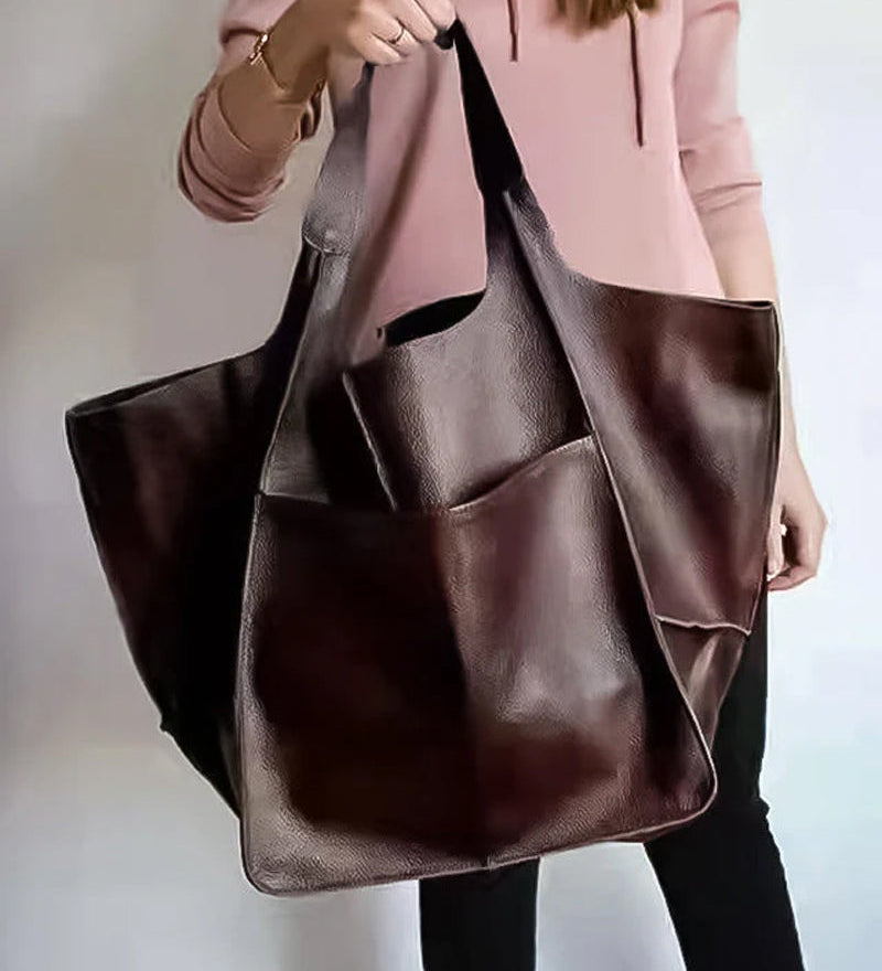 Sacs à main en cuir grande capacité pour femme