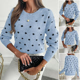 Pull Col Rond Manches Longues