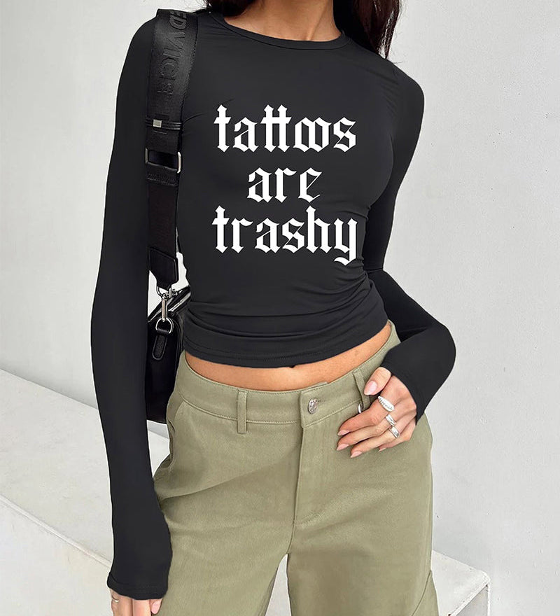 T-Shirt Manches Longues Ajustées