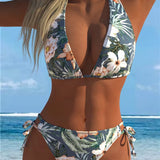 Bikini À La Mode Fleuri Imprimé
